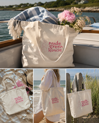 Pink NG Logo Tote